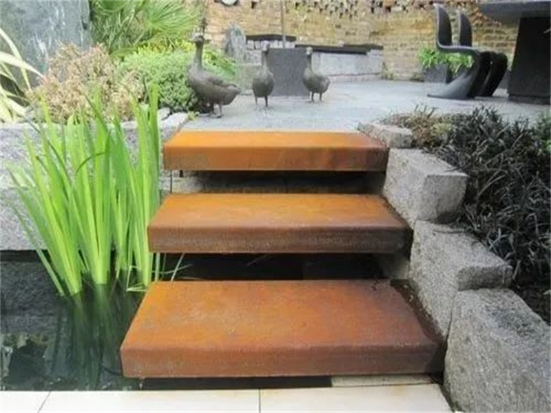 Modern corten steel edging For Metal Art